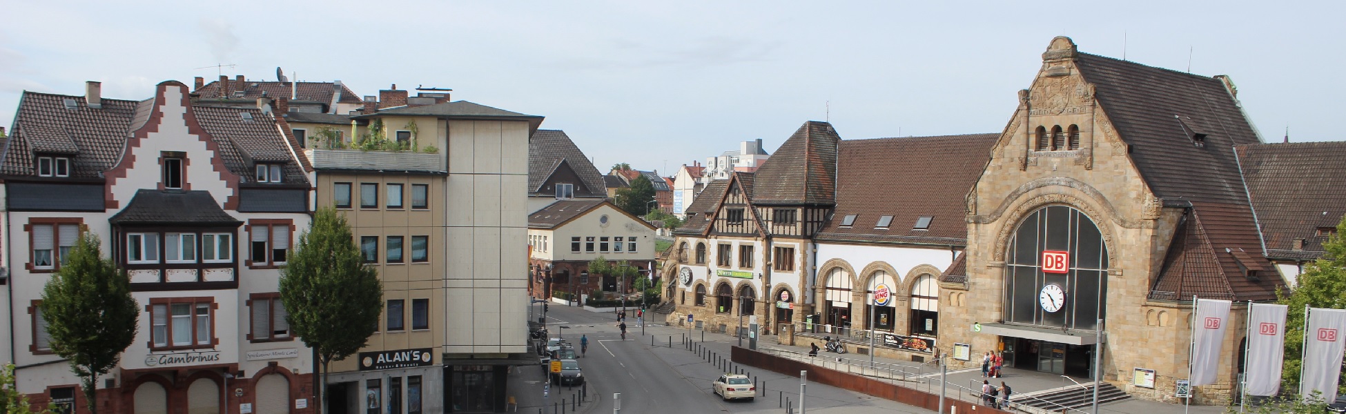 zentral in Worms gelegen
